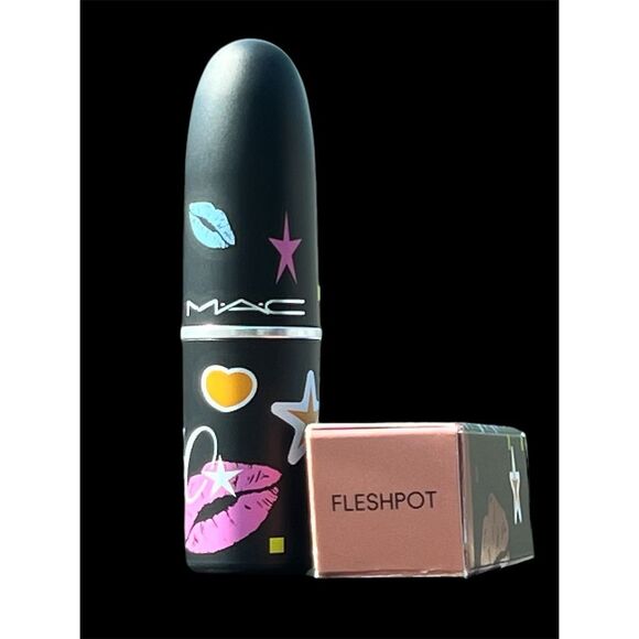 MAC 40th Anniversary Satin Lipstick FLESHPOT Iconic Packaging - Picture 8 of 16